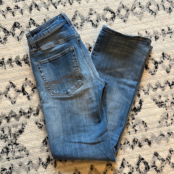 American Eagle Men’s Size 26 x 30 Flex Jeans Original Boot Medium Wash Blue - Picture 2 of 9